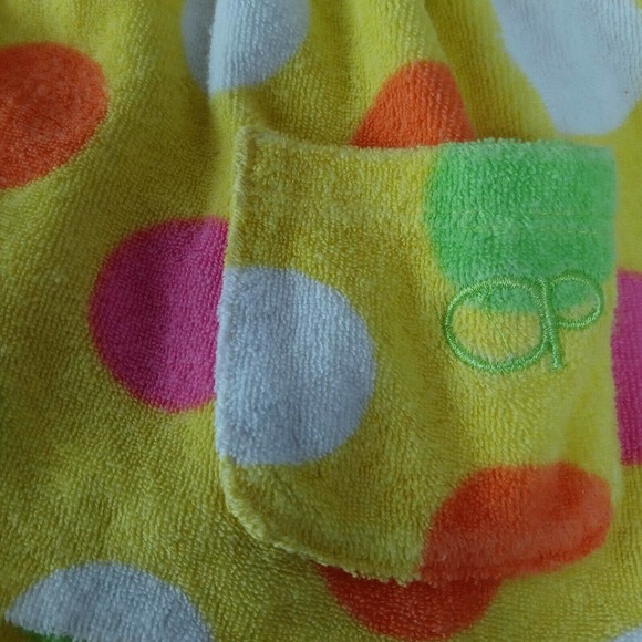 3/25$ OP Terri Cloth Polka Dot Smocked Baby Dress - Picture 3 of 6